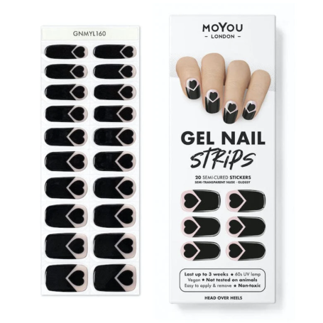 FRENCH ZEBRA - Gel Nail Strip (Gel Wraps) MoYou London