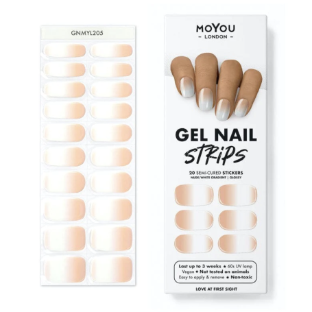 LOVE AT FIRST SIGHT - Gel Nail Strip (Gel Wraps) MoYou London