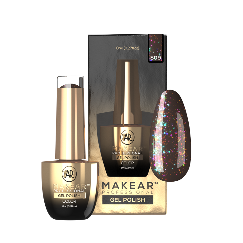 S09 - UV Nagellack ohne Hema 8ml MAKEAR-UV NAGELLACKE-Double Beauty Shop
