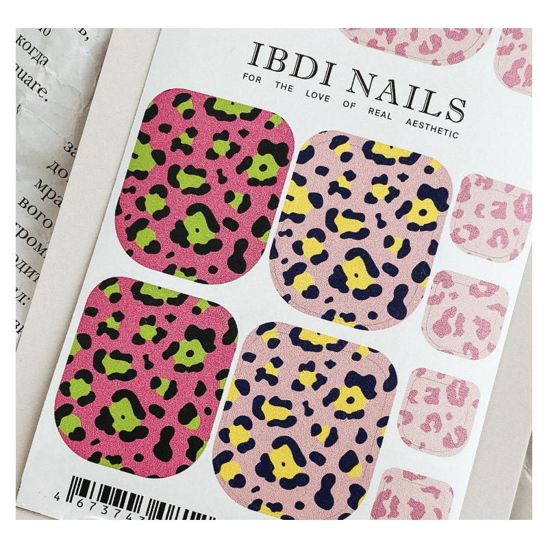 102 BLAZE - PEDIKÜRE Nail Wraps IBDI Nails-NAIL WRAPS SELBSTKLEBEND-Double Beauty Shop