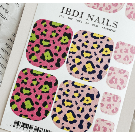 102 BLAZE - PEDIKÜRE Nail Wraps IBDI Nails