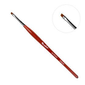 Schräger Pinsel Nr 2. GN63R-2 aus Syntetikfasern "Roubloff"