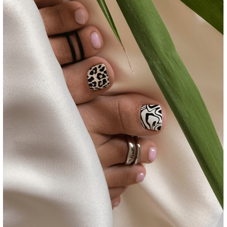 107 TRIBE -  PEDIKÜRE Nail Wraps IBDI Nails