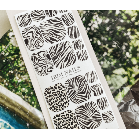 107 TRIBE -  PEDIKÜRE Nail Wraps IBDI Nails