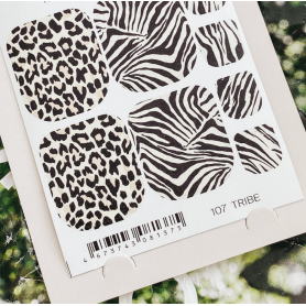 107 TRIBE -  PEDIKÜRE Nail Wraps IBDI Nails 2
