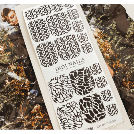 108 ANTITHESIS - PEDIKÜRE Nail Wraps IBDI Nails