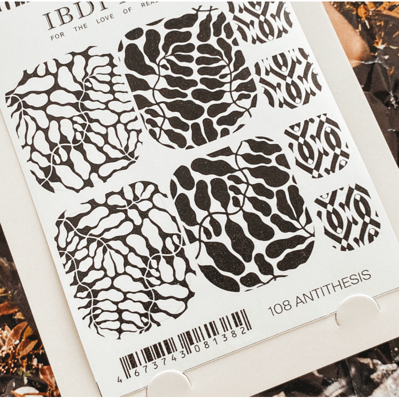 108 ANTITHESIS - PEDIKÜRE Nail Wraps IBDI Nails-NAIL WRAPS SELBSTKLEBEND-Double Beauty Shop