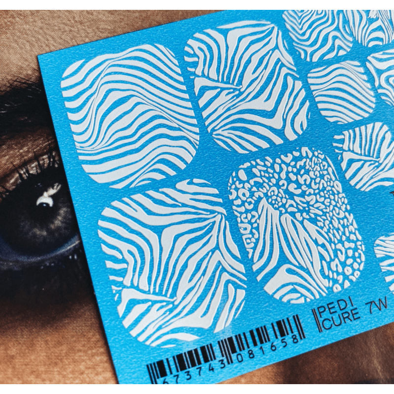 07 WHITE - FÜR PEDIKÜRE IBDI NAILS-ALLE SLIDER-Double Beauty Shop