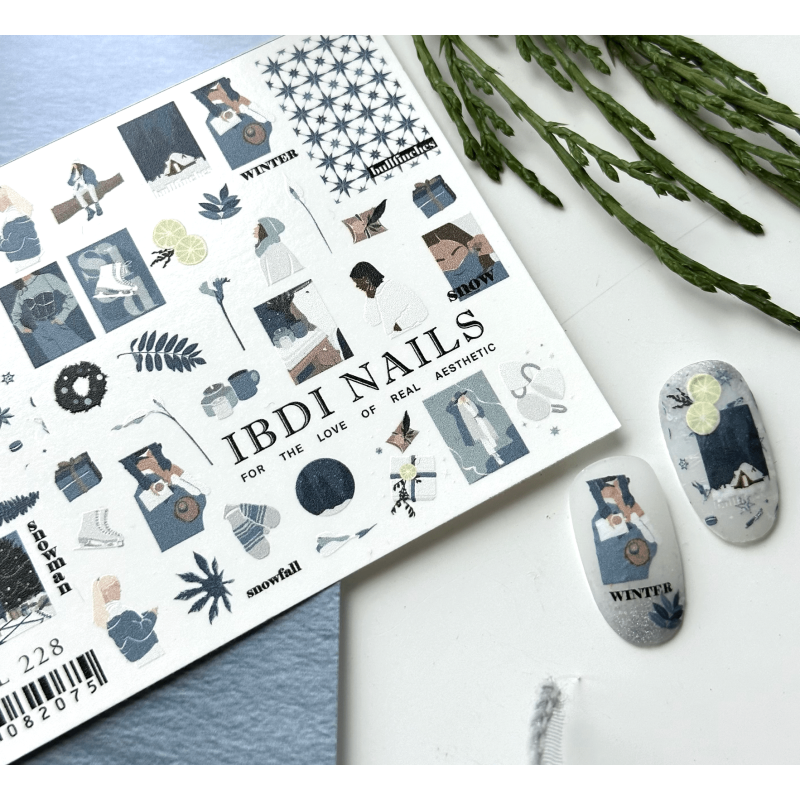 228 COLORFUL - IBDI NAILS-ALLE SLIDER-Double Beauty Shop