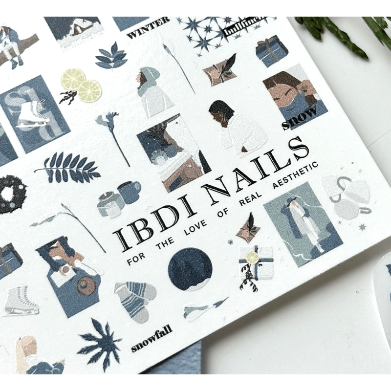 228 COLORFUL - IBDI NAILS-ALLE SLIDER-Double Beauty Shop