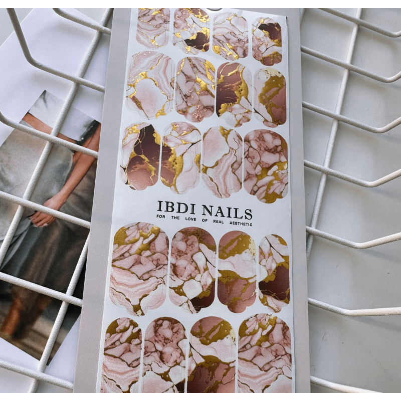 17 BEIGE OASIS - Nail Wraps IBDI Nails-NAIL WRAPS SELBSTKLEBEND-Double Beauty Shop