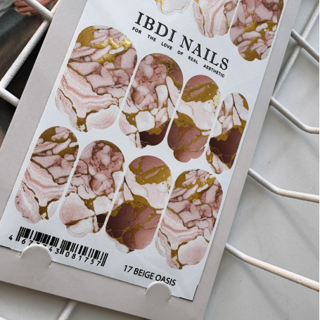 17 BEIGE OASIS - Nail Wraps IBDI Nails