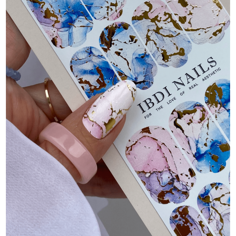 20 MARBLE DREAMS - Nail Wraps IBDI Nails-NAIL WRAPS SELBSTKLEBEND-Double Beauty Shop