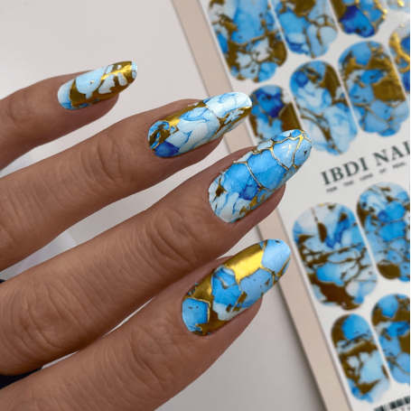 21 BLUE MAGIC - Nail Wraps IBDI Nails
