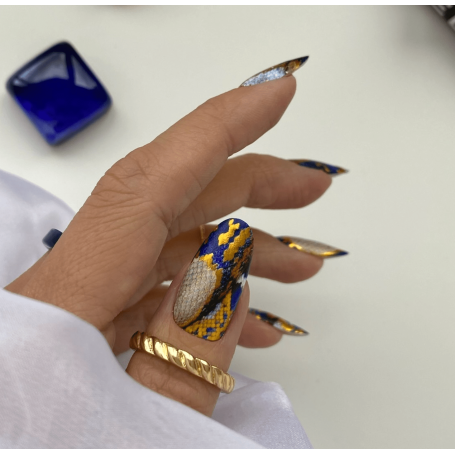 22 ARABESQUE SNAKE - Nail Wraps IBDI Nails