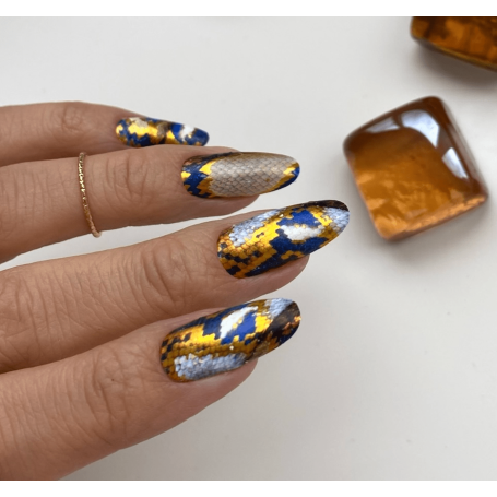 22 ARABESQUE SNAKE - Nail Wraps IBDI Nails