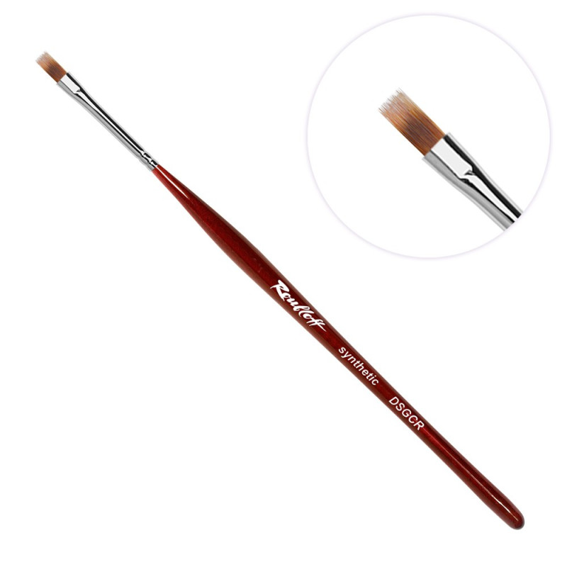 Ombre Gel Pinsel Nr. 5. DSGCR-5 "Roubloff" aus Syntetikfasern-OMBRE-PINSEL-Double Beauty Shop