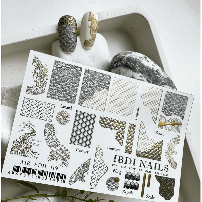 119 AIR FOIL - IBDI NAILS-ALLE SLIDER-Double Beauty Shop