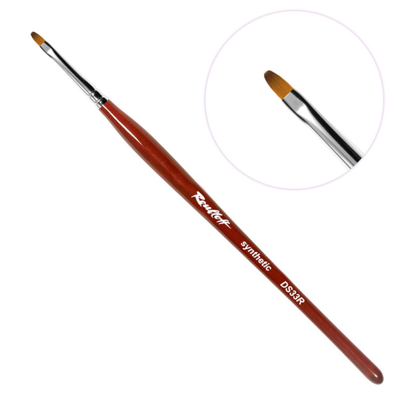 Ovaler Pinsel  N.2 DS33R-2 aus Syntetikfasern "Roubloff"