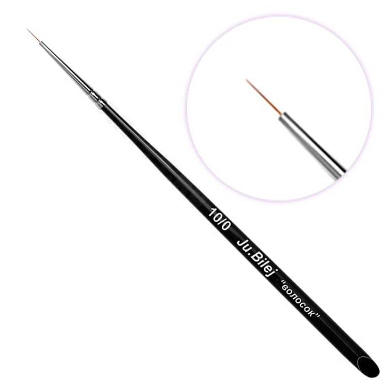 Nailart Pinsel JU.BILEJ "-One Hair" DS1JB-10/0 aus Syntetikfasern "Roubloff"-Pinsel Ju.Bilej-Double Beauty Shop