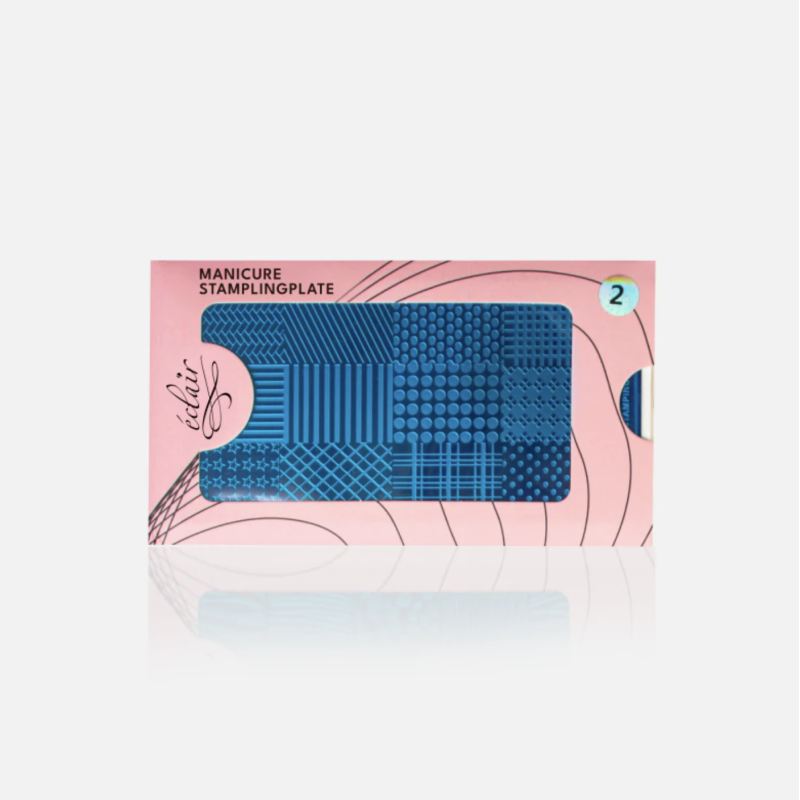 02 GEOMETRIC - Stamping Schablone ECLAIR-ALLE SCHABLONEN-Double Beauty Shop