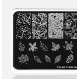 06 LEAF - Stamping Schablone ECLAIR
