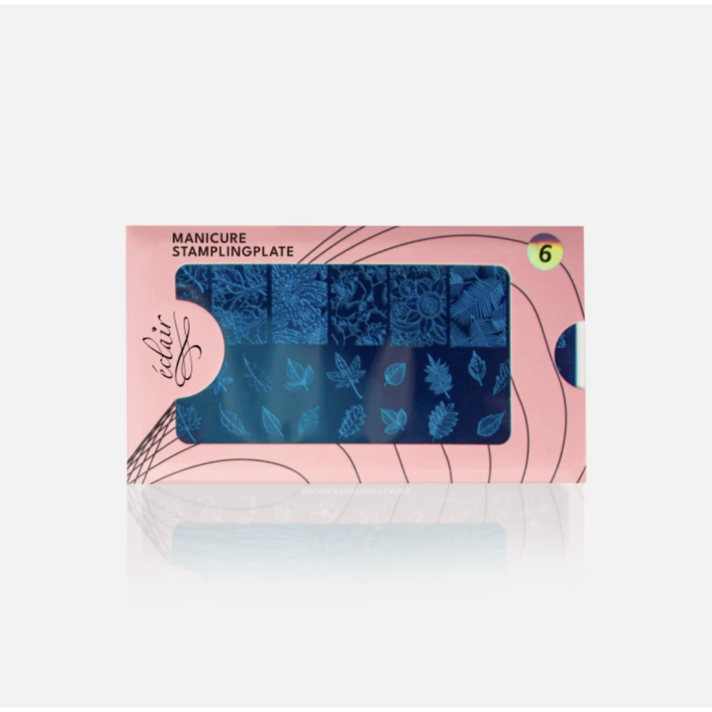 06 LEAF - Stamping Schablone ECLAIR-ALLE SCHABLONEN-Double Beauty Shop