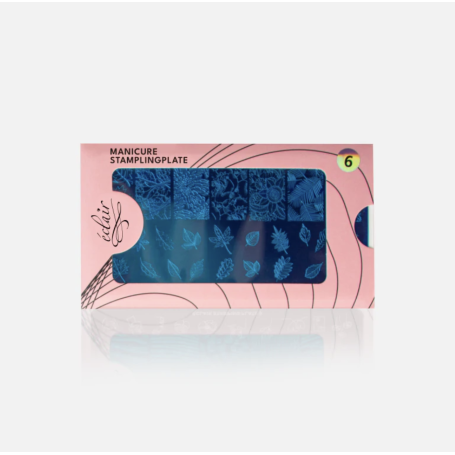 06 LEAF - Stamping Schablone ECLAIR