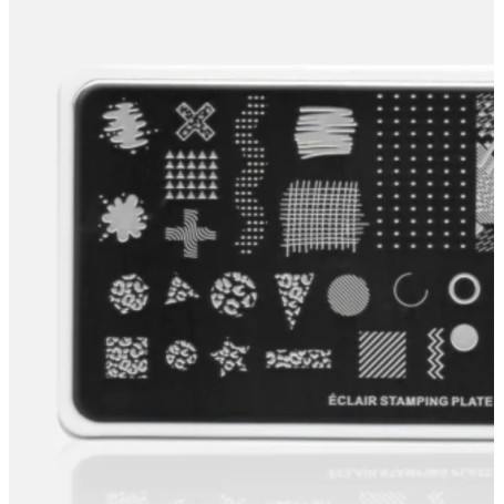 07 CREATIVE - Stamping Schablone ECLAIR