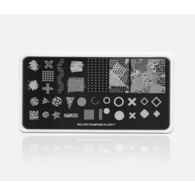 07 CREATIVE - Stamping Schablone ECLAIR 2