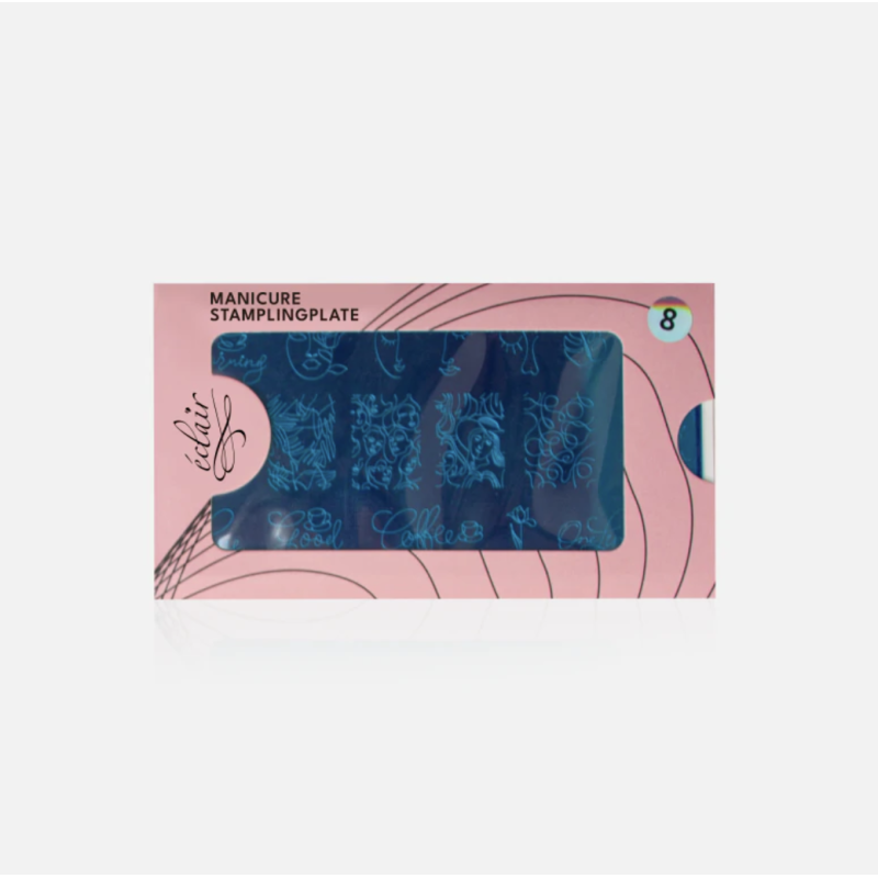 08 FASHION - Stamping Schablone ECLAIR-ALLE SCHABLONEN-Double Beauty Shop