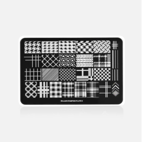 09 CHECK & PEPLITE - Stamping Schablone ECLAIR 2