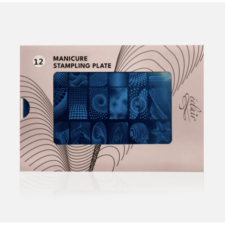 12 ABSTRACT SHAPES - Stamping Schablone ECLAIR