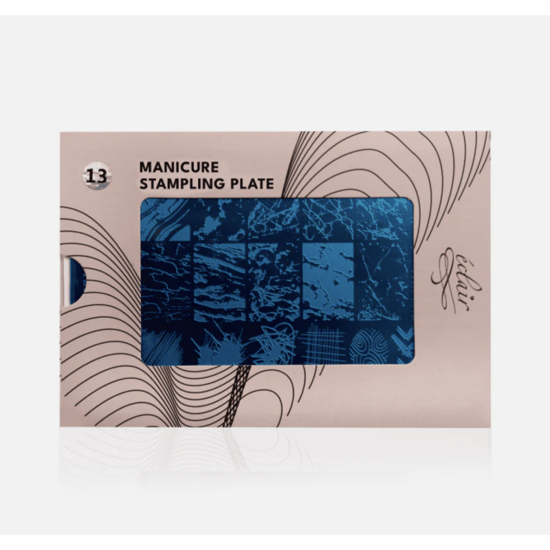 13 MARBLE - Stamping Schablone ECLAIR-ALLE SCHABLONEN-Double Beauty Shop