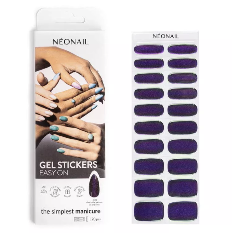 M02 - GEL STICKERS EASY ON (Gel Wraps) NEONAIL-WRAPS-Double Beauty Shop