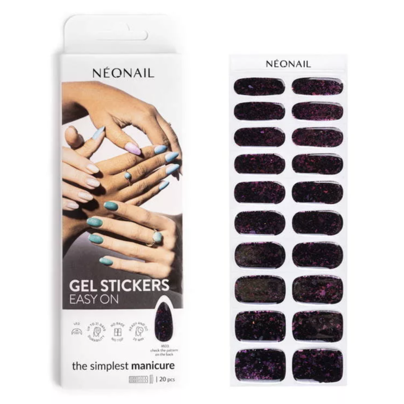 M03 - GEL STICKERS EASY ON (Gel Wraps) NEONAIL-WRAPS-Double Beauty Shop