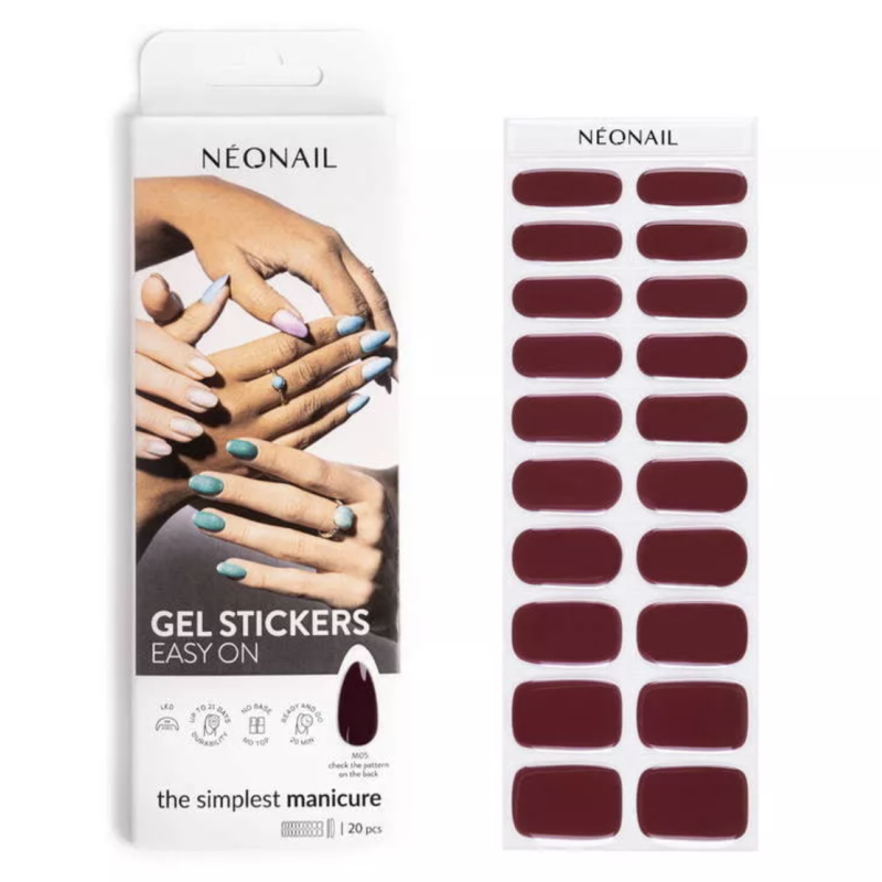 M05 - GEL STICKERS EASY ON (Gel Wraps) NEONAIL-WRAPS-Double Beauty Shop