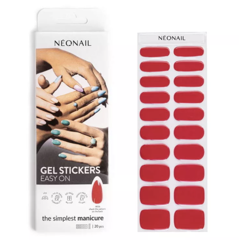 M06 - GEL STICKERS EASY ON (Gel Wraps) NEONAIL-WRAPS-Double Beauty Shop