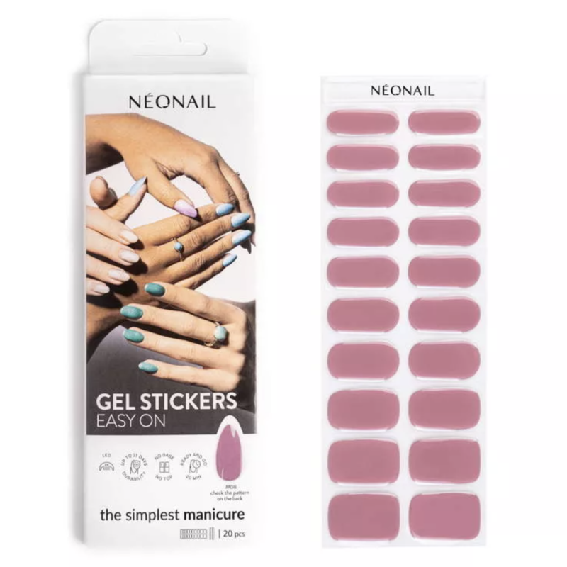 M08 - GEL STICKERS EASY ON (Gel Wraps) NEONAIL-WRAPS-Double Beauty Shop