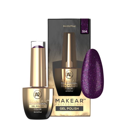 S14 Violetclaw - UV Nagellack ohne Hema 8ml MAKEAR