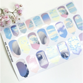 Nagelfolie 364 Nail Wraps für Maniküre AMINAILS