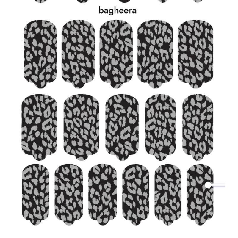 Nagelfolie Bagheera - Nail Wraps by Provocative Nails-NAIL WRAPS SELBSTKLEBEND-Double Beauty Shop