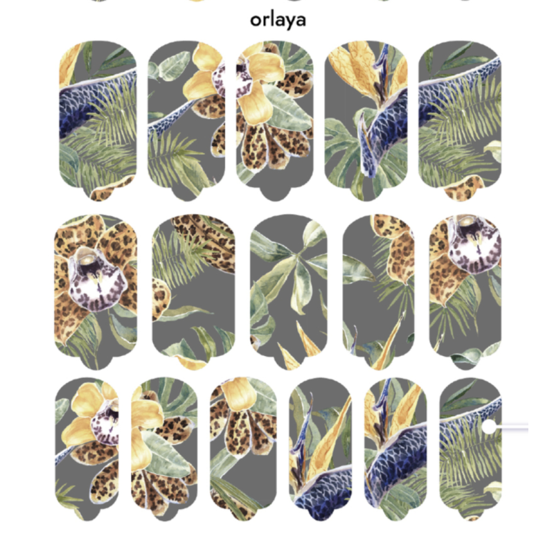 Nagelfolie Orlaya - Nail Wraps by Provocative Nails-NAIL WRAPS SELBSTKLEBEND-Double Beauty Shop