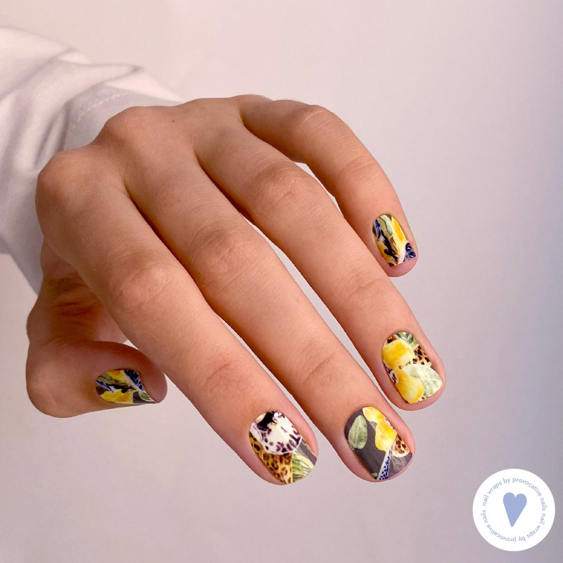 Nagelfolie Orlaya - Nail Wraps by Provocative Nails-NAIL WRAPS SELBSTKLEBEND-Double Beauty Shop