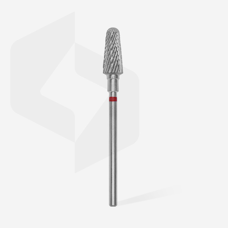 Hartmetall 6,0mm rot Fräseraufsatz STALEKS-Hartmetallfräser-Double Beauty Shop