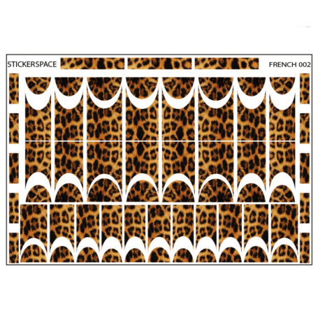 FRENCH 002 - Nail Wraps StickerSpace