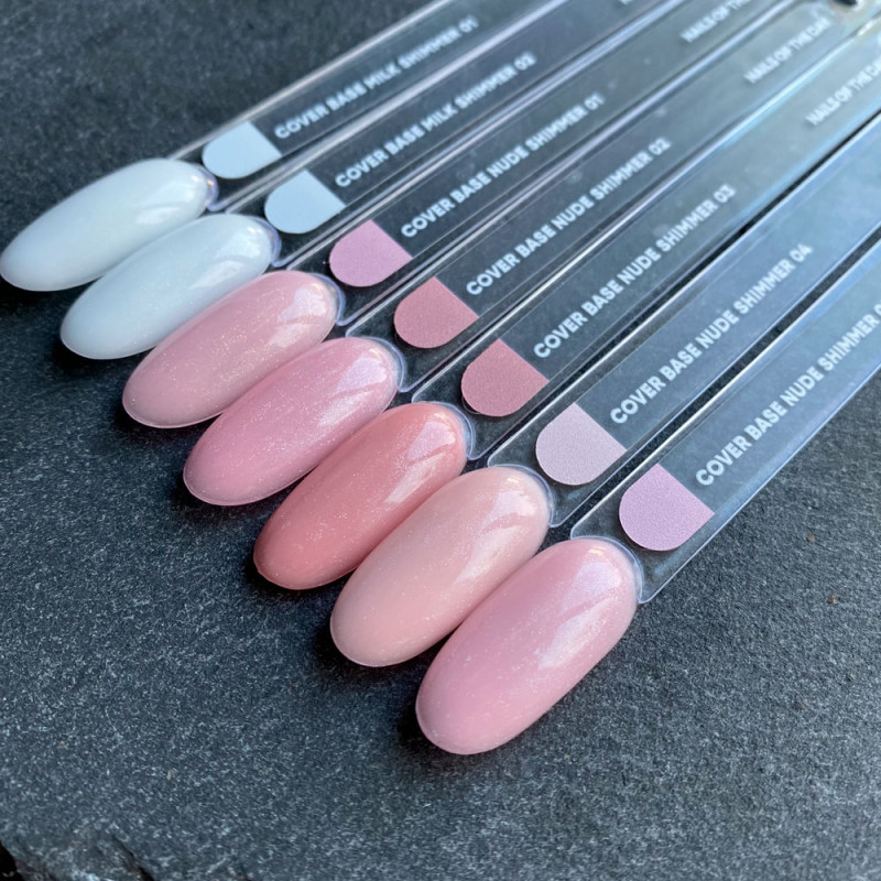 02 MILK Shimmer - Cover Base Coat 10ml NAILS OF THE DAY-Online-Shop-Double Beauty Shop