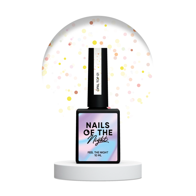 01 Opal - Top Coat (No Wipe, No UV) 10ml NAILS OF THE DAY-Online-Shop-Double Beauty Shop