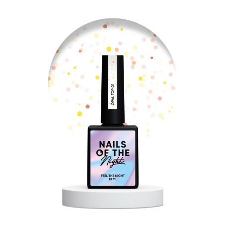 01 Opal - Top Coat (No Wipe, No UV) 10ml NAILS OF THE DAY