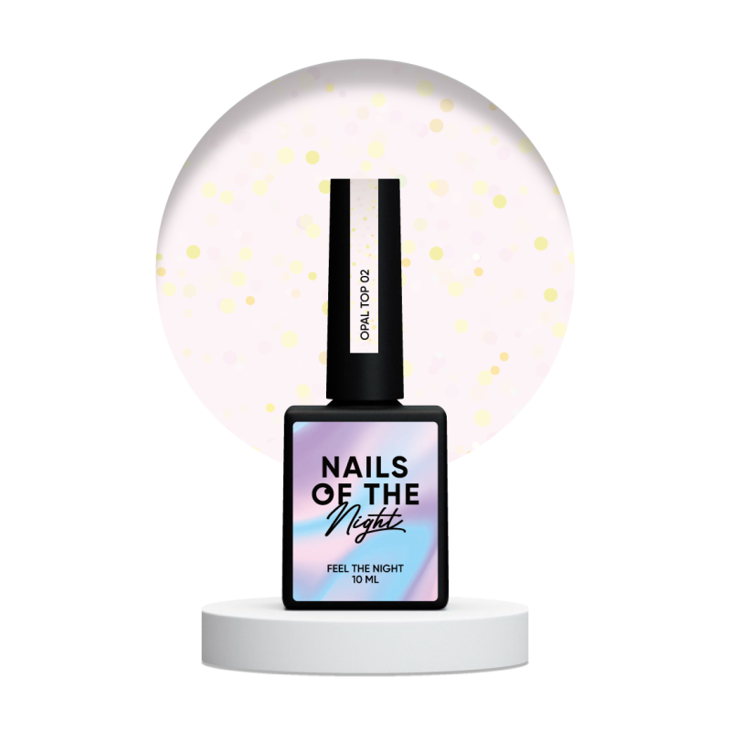 02 Opal - Top Coat (No Wipe, No UV) 10ml NAILS OF THE DAY-Online-Shop-Double Beauty Shop
